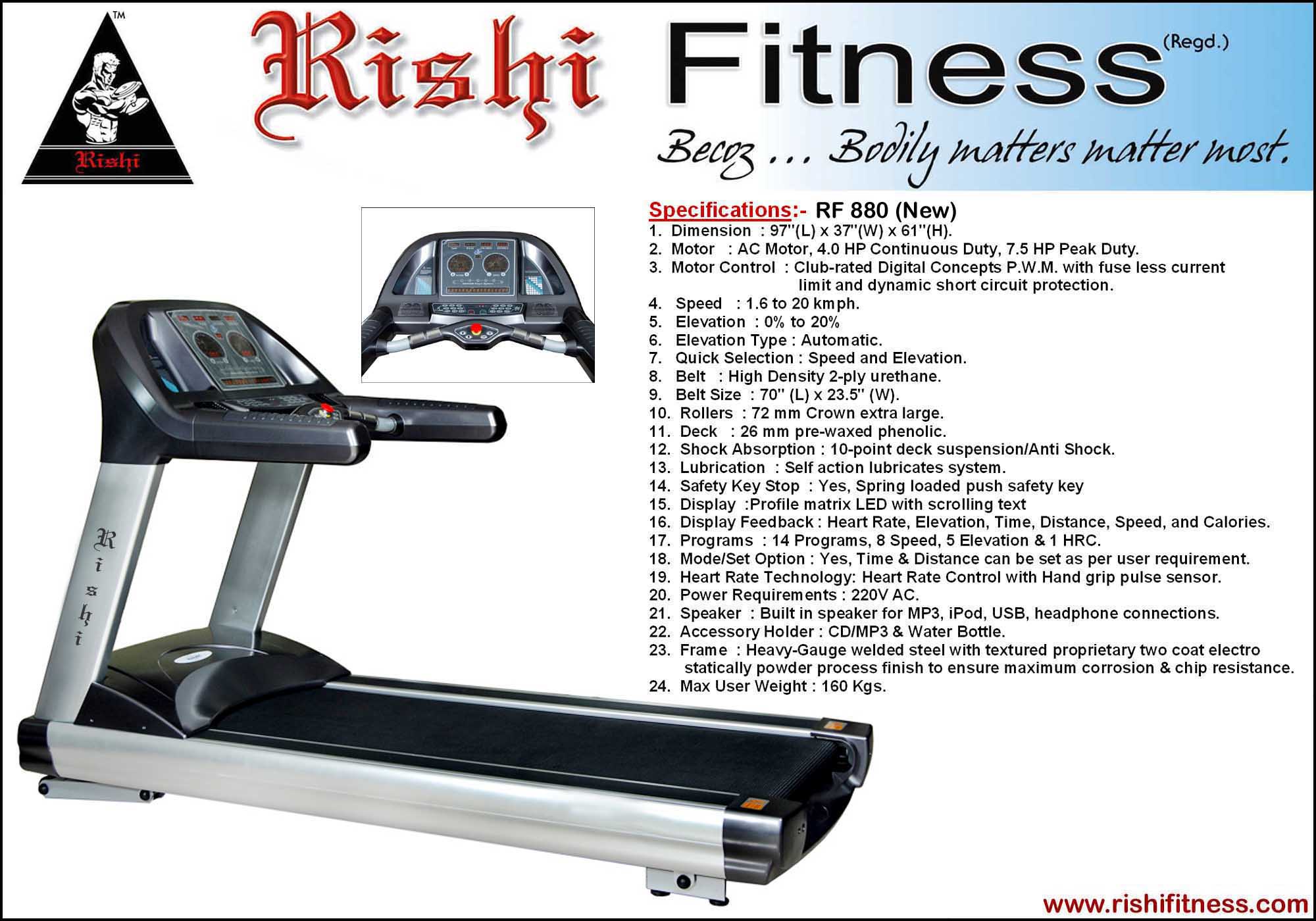 Manufacturers Exporters and Wholesale Suppliers of Commercial Motorised Treadmill JODHPUR Rajasthan